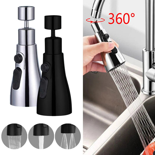 Extension de robinet de cuisine 3 en 1 – Universelle, extractible et rotative à 360° - SmartDeals