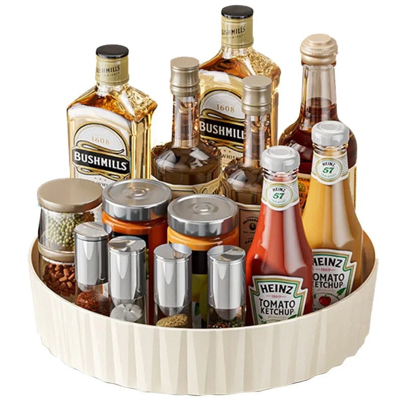 Plateau rotatif organisateur – Étagère tournante pour épices, cuisine, garde - manger et cosmétiques - SmartDeals